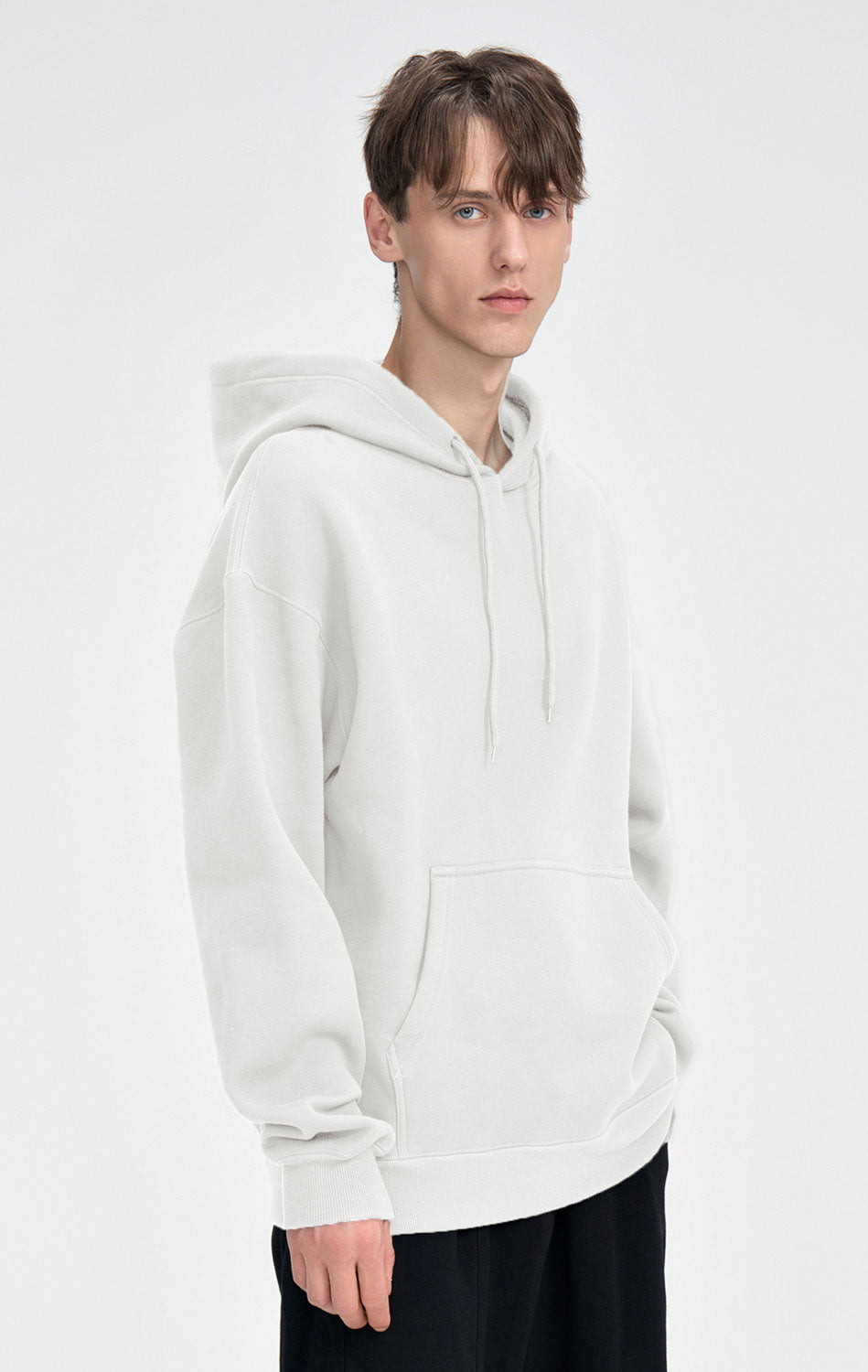 Men's Baggy Blank Plain Hoodie