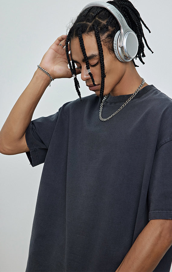 Acid Wash Plain T-shirt