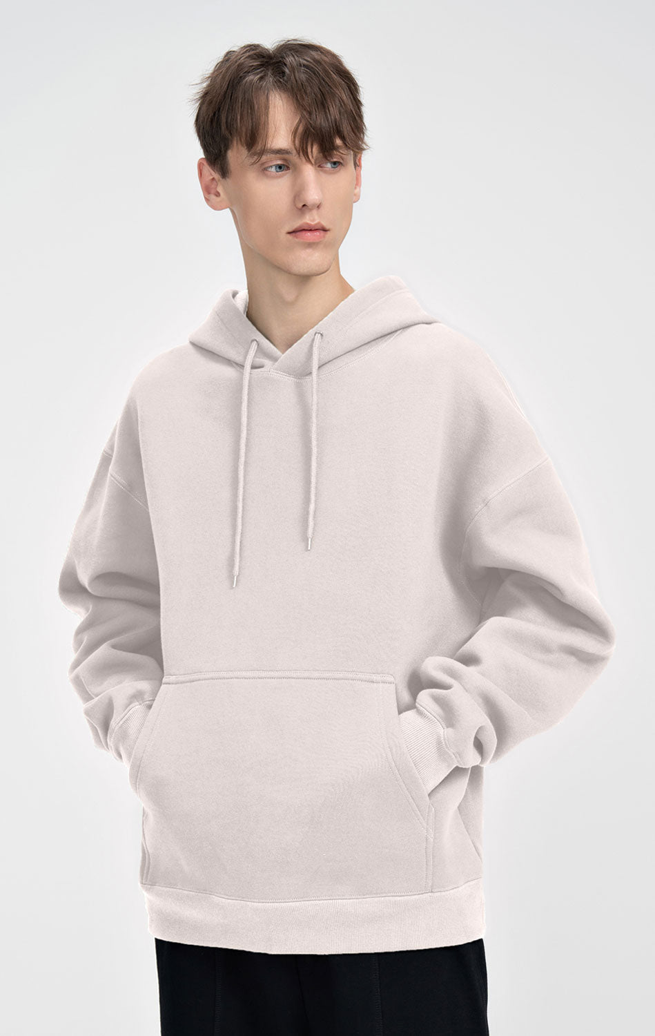 Men's Heavyweight Plain Hoodie