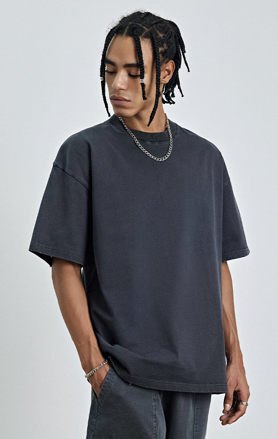 Acid Wash Plain T-shirt
